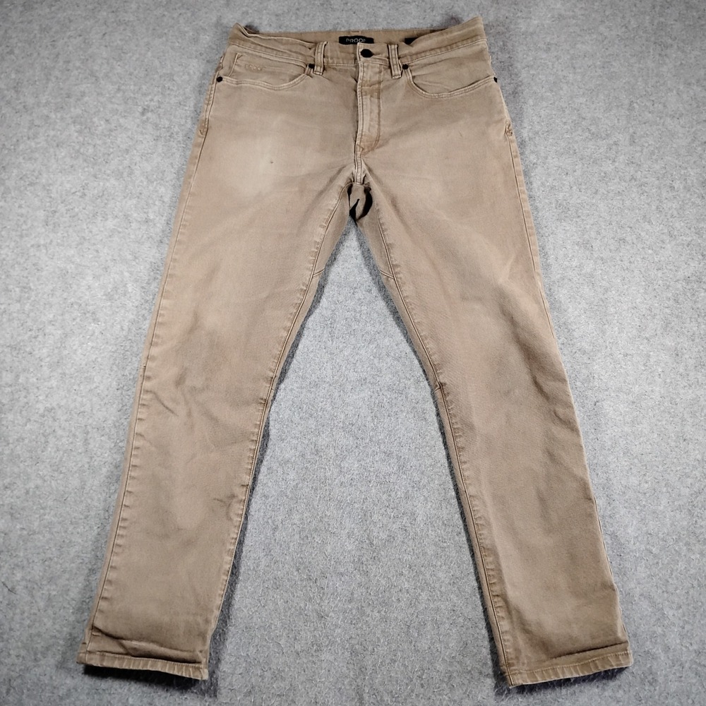 Proof Rover Pant Slim Mens 32x29 Brown Khaki Canvas Stretch Huckberry Workwear